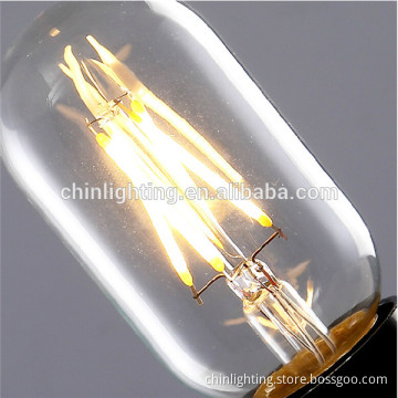 2016 Newest comer led t45 tubular bulb dimmable filament bulb led 9w